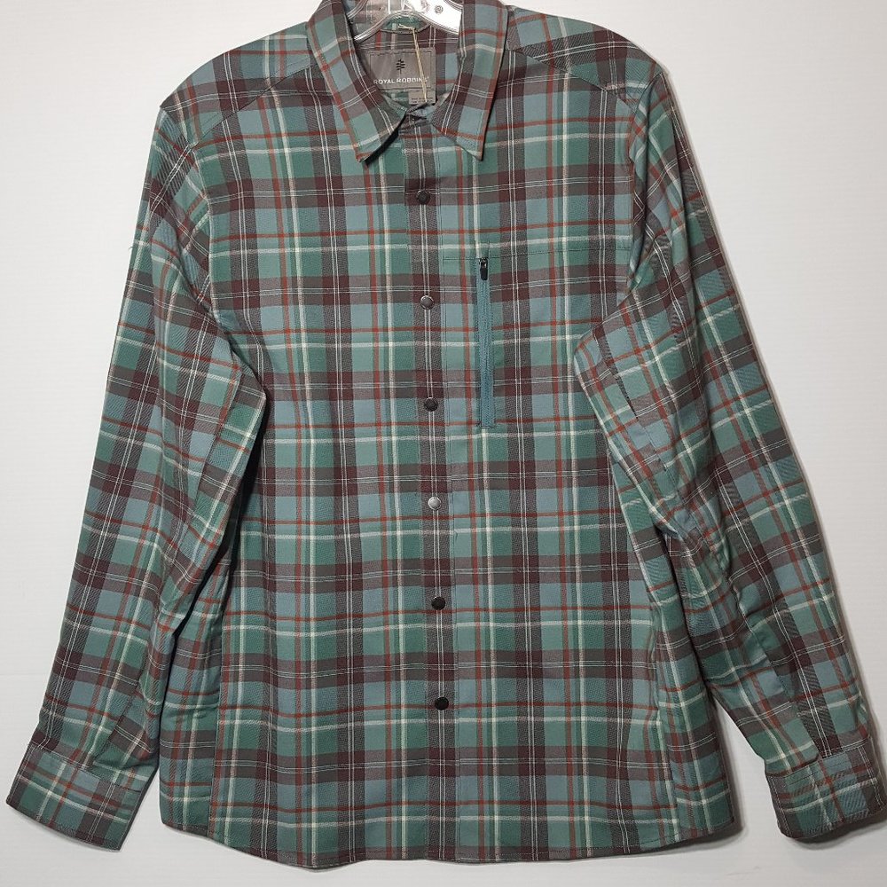 Royal Robbins Mens Plaid Long Sleeve - Size M - Pre-owned - VH6LND